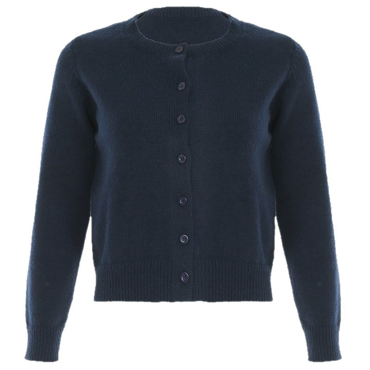 Dame cardigan med fin tekstur og elegante knappdetaljer Skjora