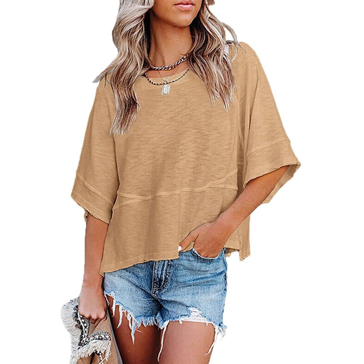 Damer oversized sommerplagg med løs passform og avslappet design Skjora