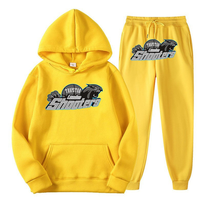 Dame herre hoodie og jogger-sett med urbant sportdesign Skjora