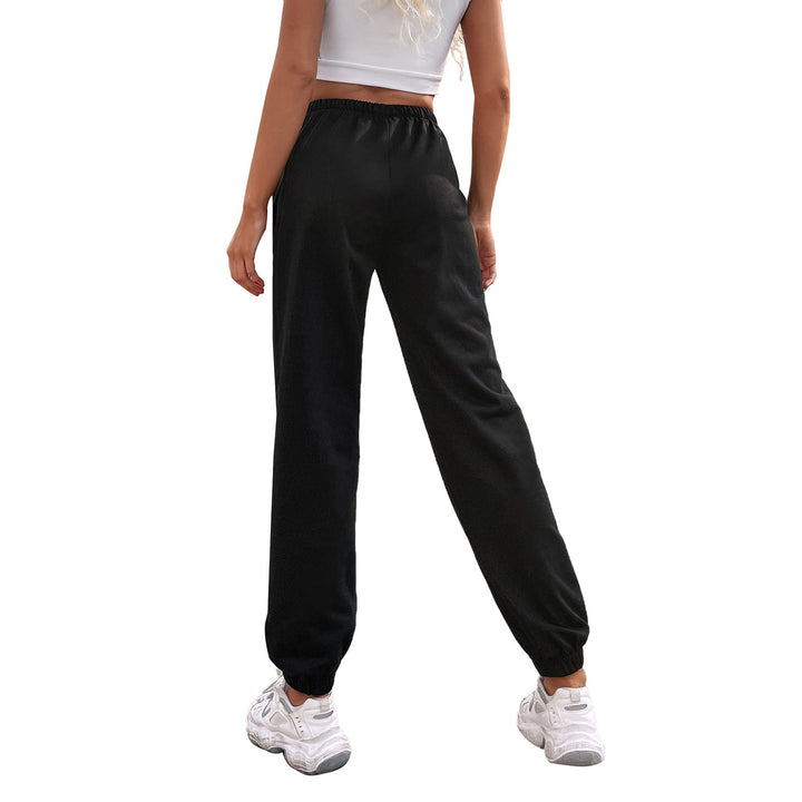 Kvinnecasual joggebukser med fargerik sommerfugl- og lyn-design Skjora
