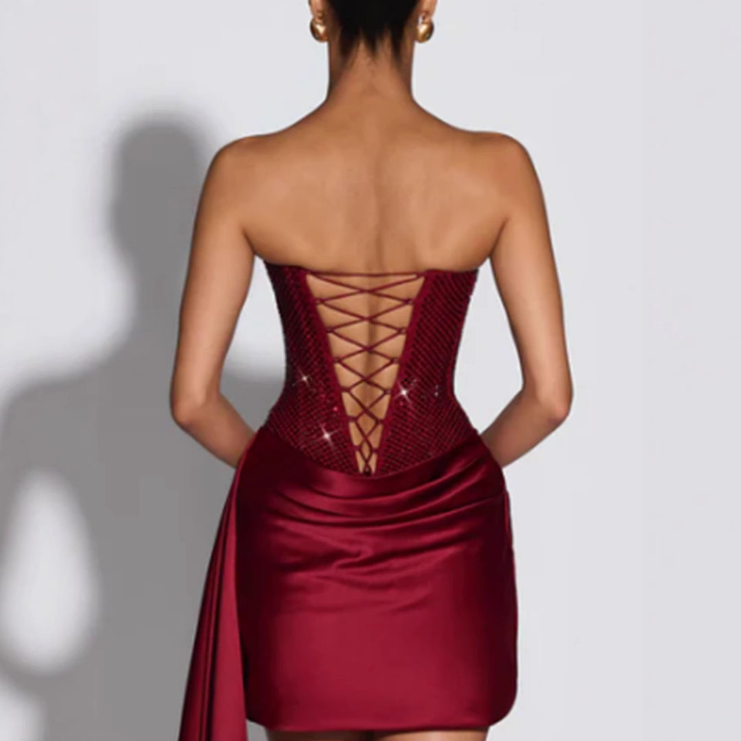 Dame festlig couture kjole Skjora