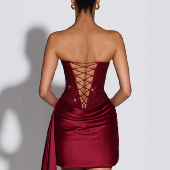 Dame festlig couture kjole Skjora