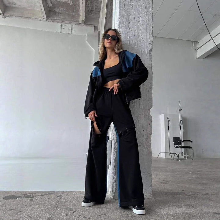 Women's sporty outfit with trendy color contrast Skjora
