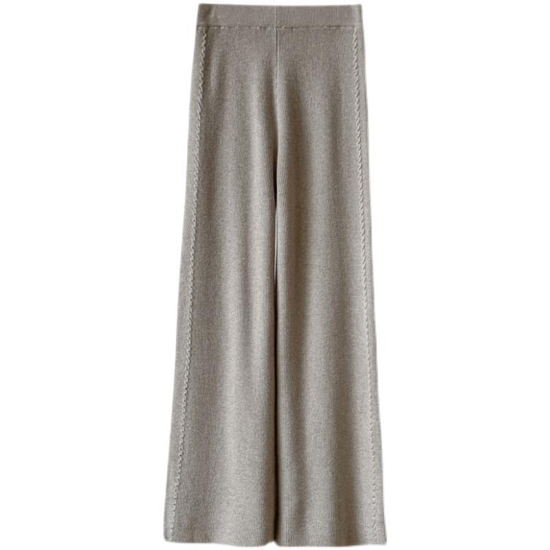 Dame Koselig Ribb Strikket Cardigan med Elegant Stå-Hals Skjora