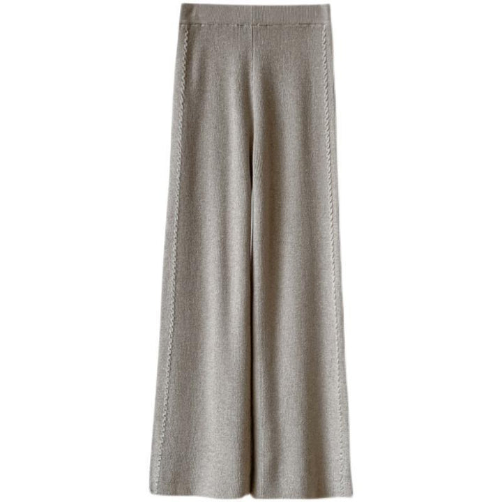 Dame Koselig Ribb Strikket Cardigan med Elegant Stå-Hals Skjora