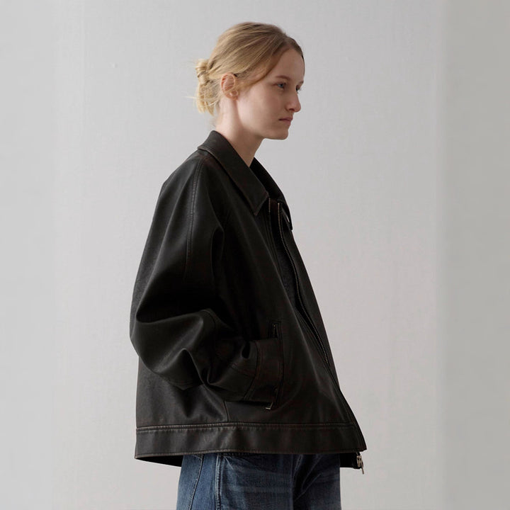 Damer elegant skinnjakke i minimalistisk design Skjora