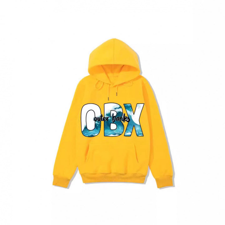 Women's Hooded Sweatshirt with Maritime Graphic Design Skjora