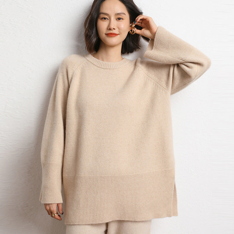 Damer Moderne Oversized Genser Skjora