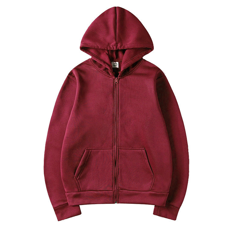 Dame hoodie sweatshirt med full glidelås og sidelommer Skjora