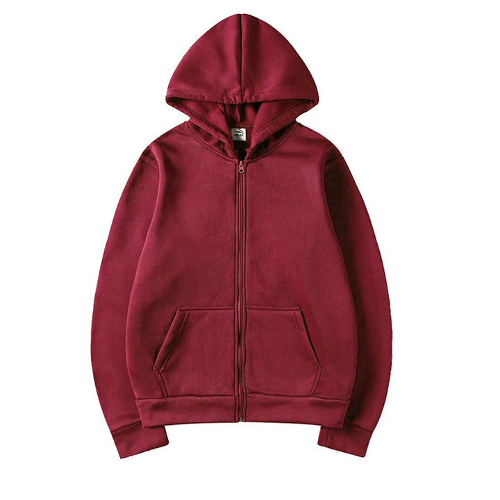 Dame hoodie sweatshirt med full glidelås og sidelommer Skjora