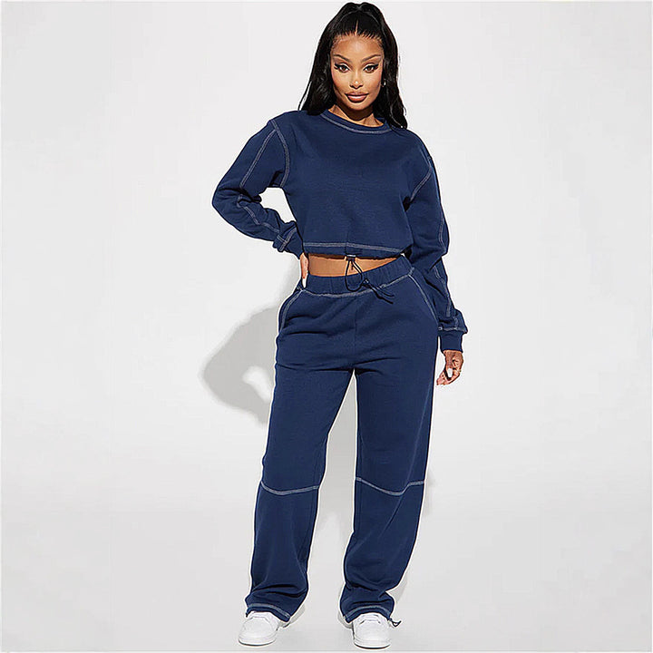 Women's Cropped Zip-Up Sweatshirt Skjora