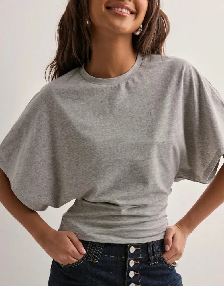 Damer Behagelig Oversized T-skjorte med moderne snitt Skjora