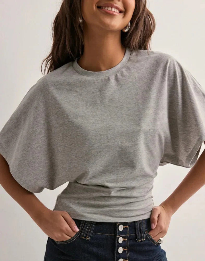 Damer Behagelig Oversized T-skjorte med moderne snitt Skjora