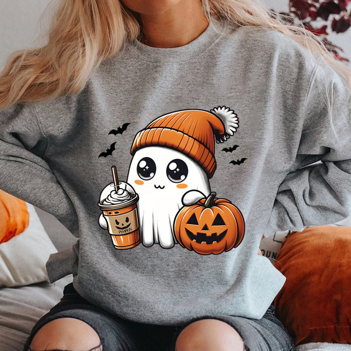 Kvinnegenser med leken Halloween grafisk design Skjora