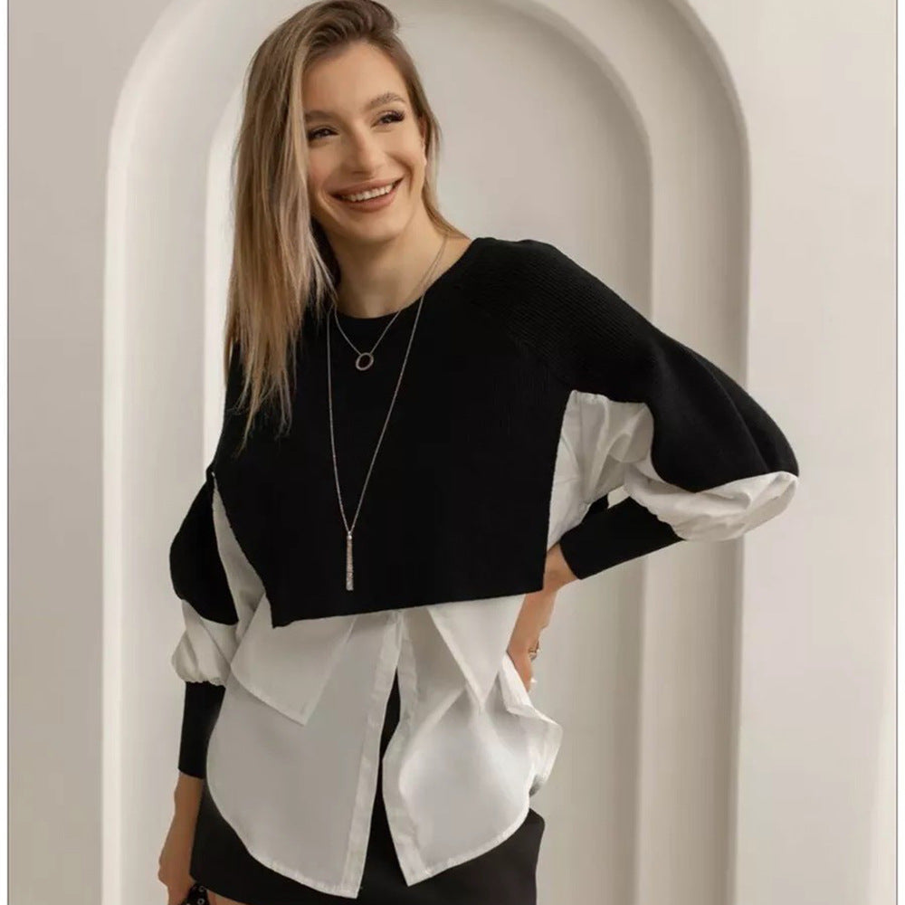 Damer fashionable kombinerbar genser Skjora