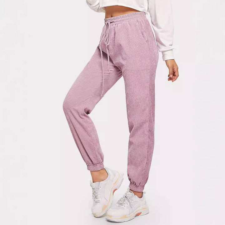 Kvinne sweatpants med elastisk liv og praktiske sidelommer Skjora
