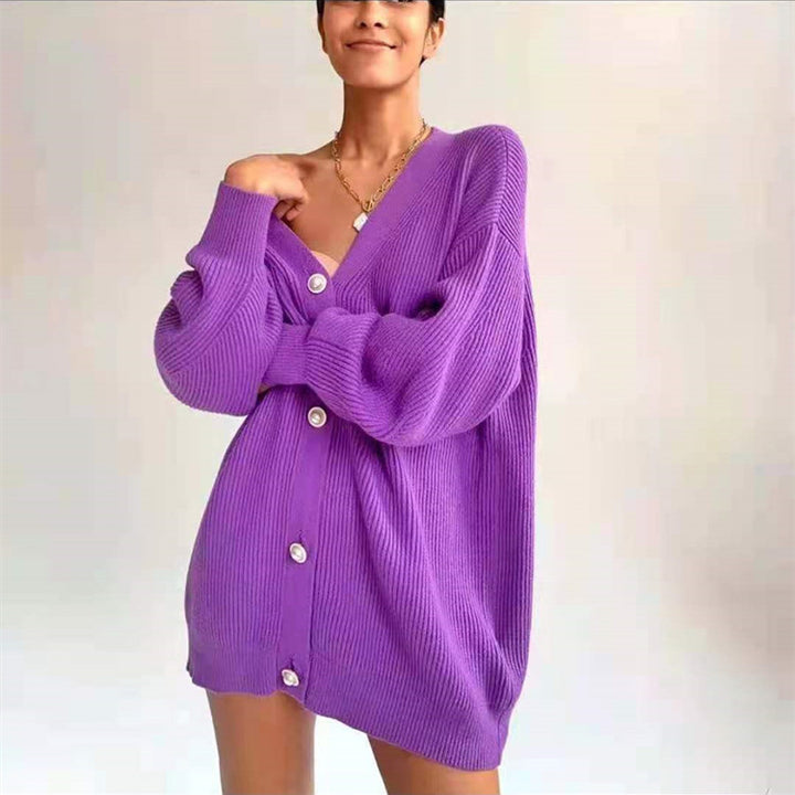 Dame oversized cardigan Skjora