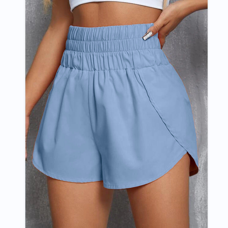 Dame sporty slip pants with elastic waistband and side inserts Skjora