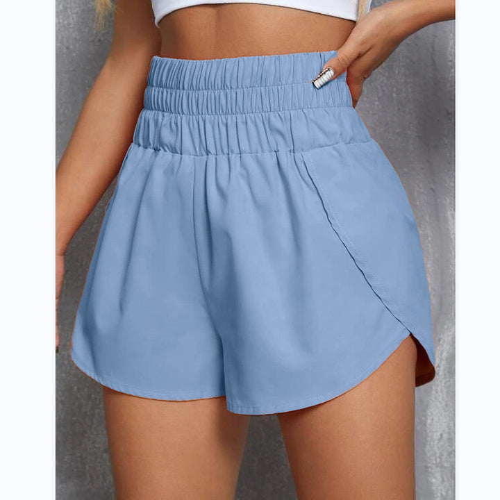 Dame sporty slip pants with elastic waistband and side inserts Skjora