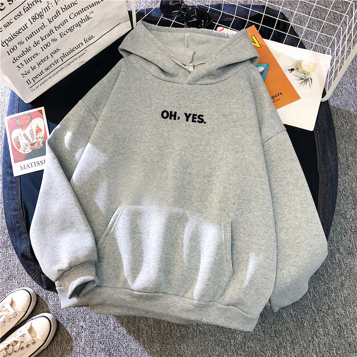 Kvinne Cozy Hoodie med Casual Print Skjora