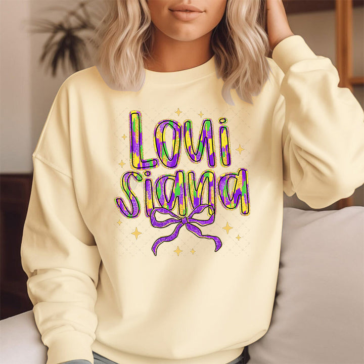 Kvinnelig sweatshirt med kreativ tekst og myk innerforing Skjora