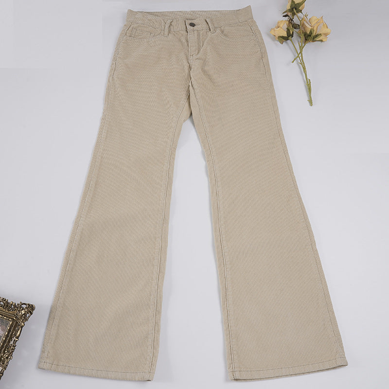 Damer Flared Jeans med klassisk høy midje og fashionable detaljer Skjora