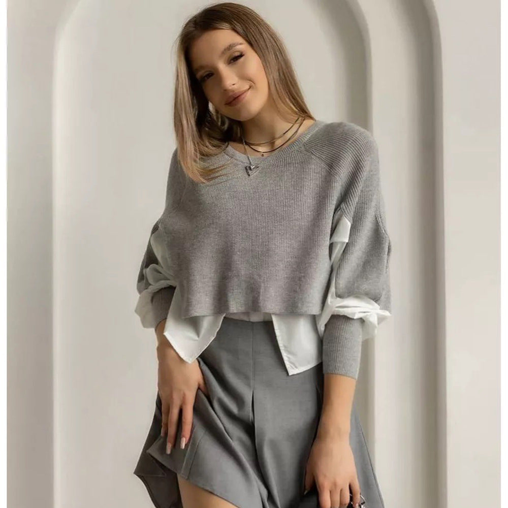 Damer fashionable kombinerbar genser Skjora