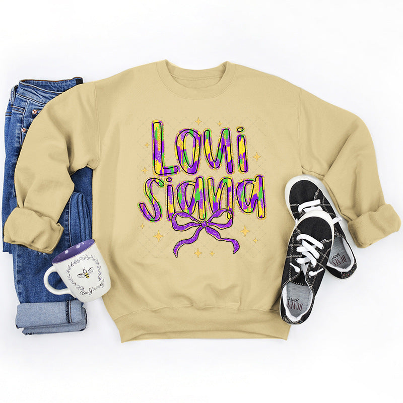 Kvinnelig sweatshirt med kreativ tekst og myk innerforing Skjora