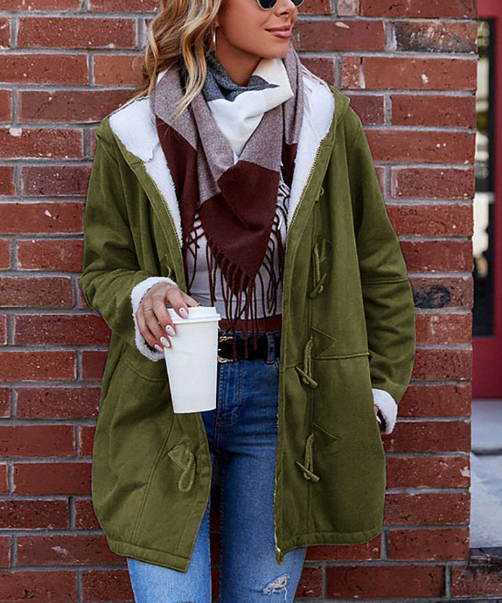 Women's comfortable and stylish outdoor jacket with fleece lining and adjustable drawstring Skjora