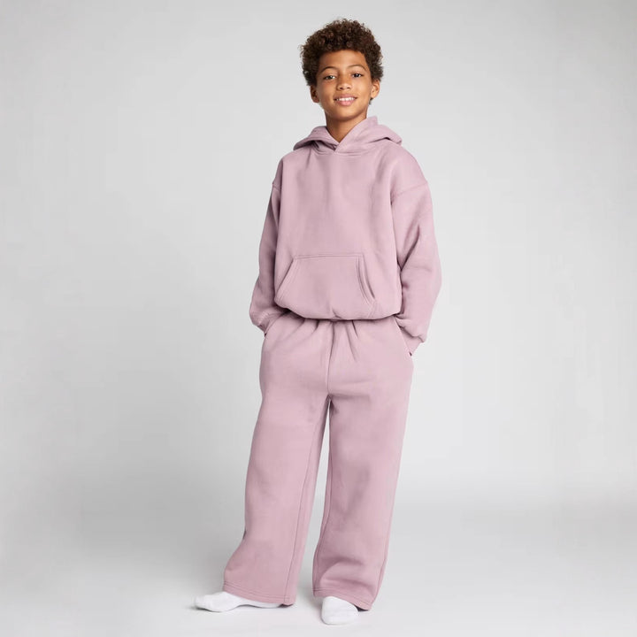 Kvinner Avslappet Fleece Loungewear Sett Skjora