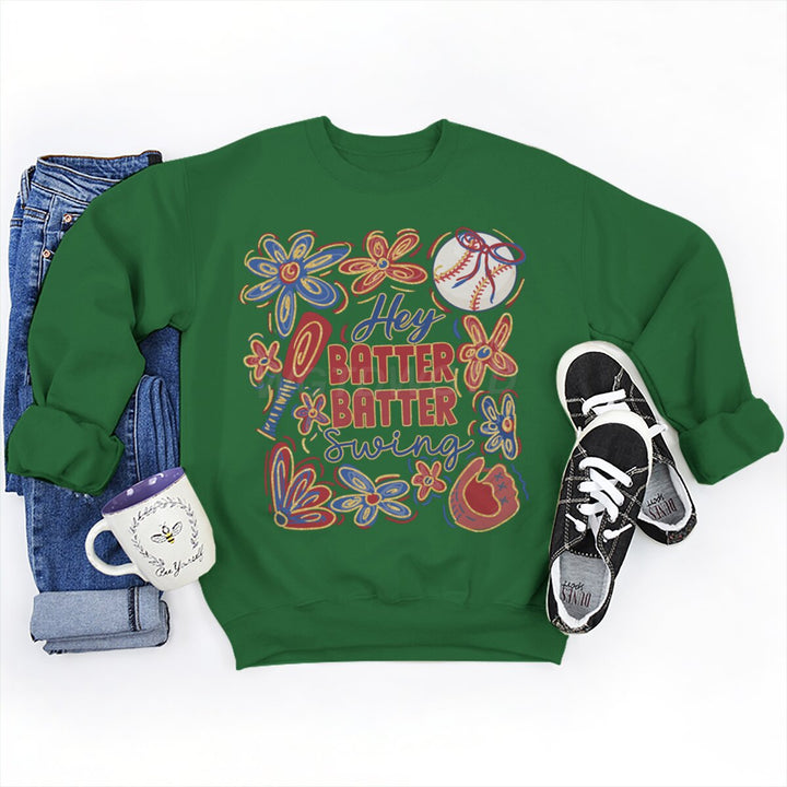 Damer sweatshirt med kreativ baseballmotiv og avslappet snitt Skjora