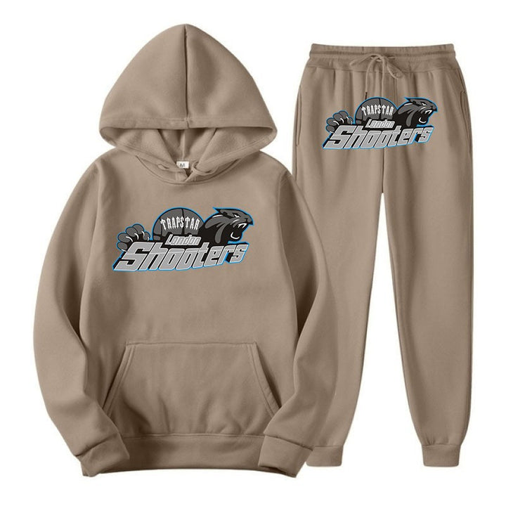 Dame herre hoodie og jogger-sett med urbant sportdesign Skjora
