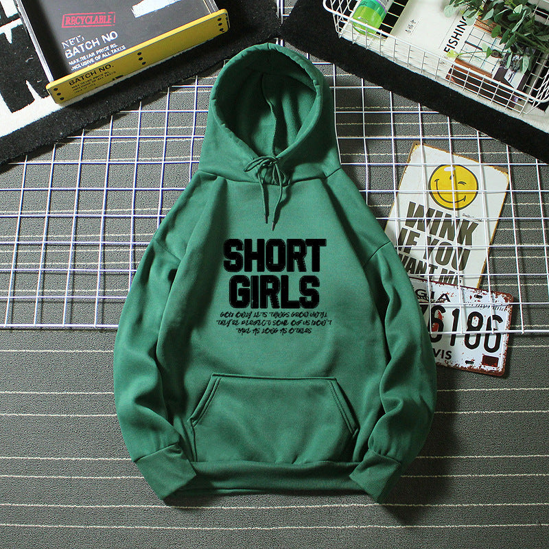 Women's hoodie with eye-catching lettering Skjora