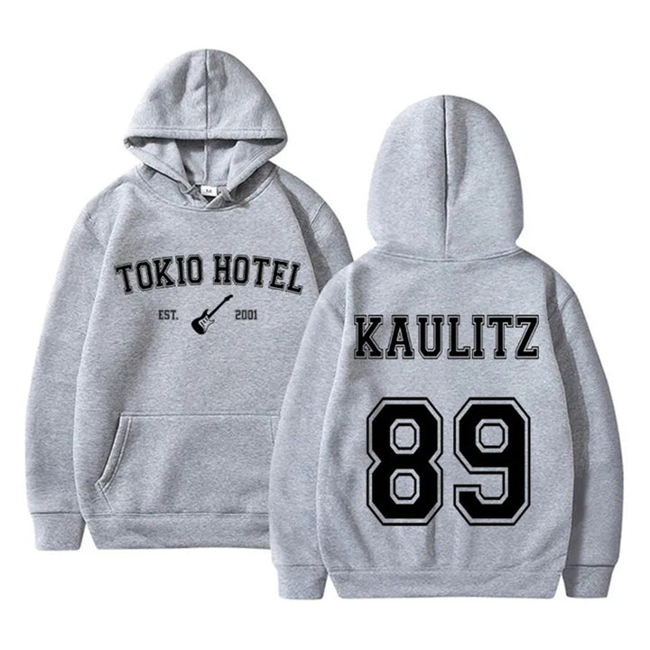 Women's hoodie with modern band design and comfortable fit Skjora