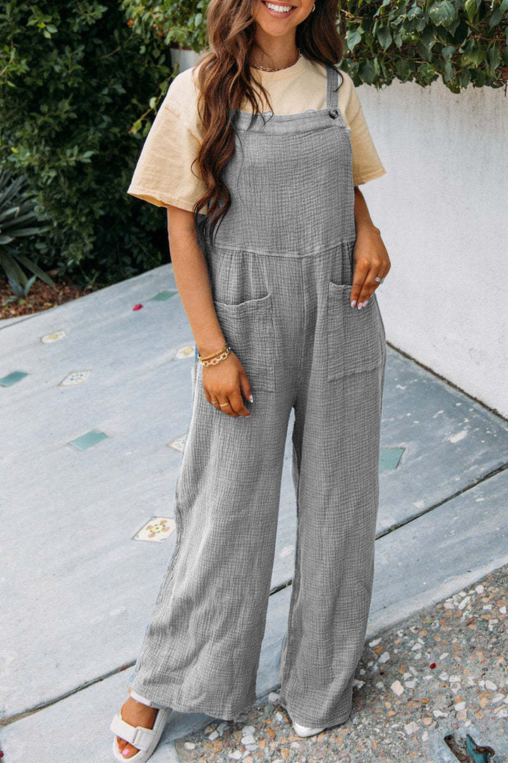 Dame casual overall med praktiske lommer og justerbare stropper Skjora