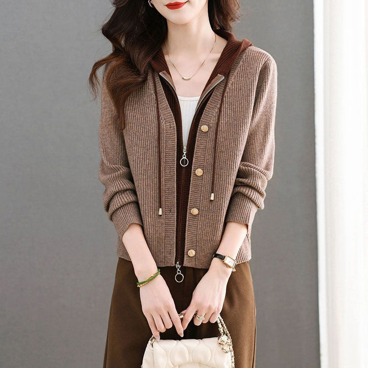 Dame cardigan med stilige knappdetaljer Skjora