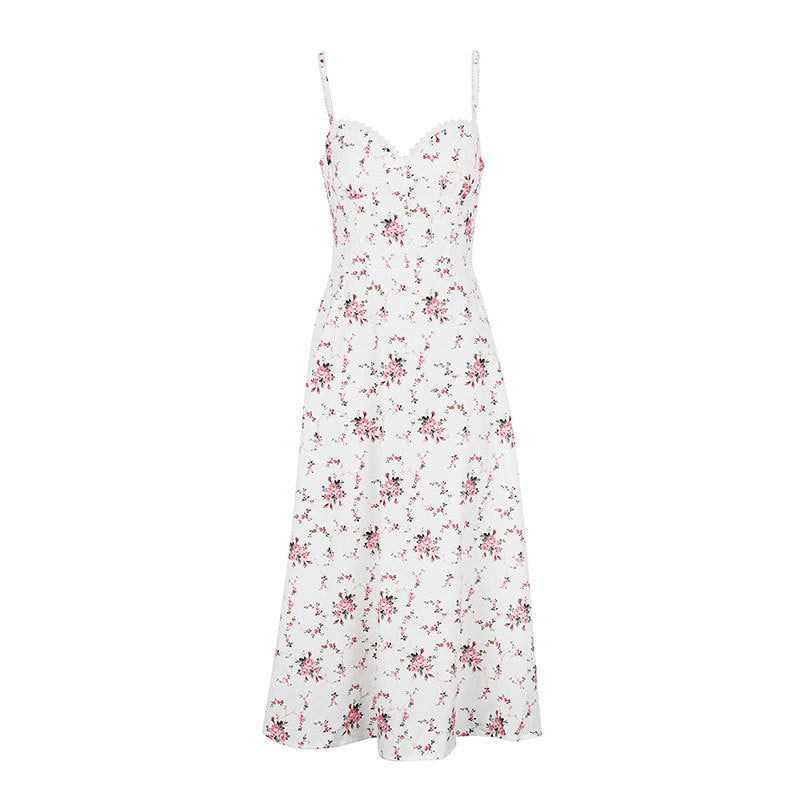 Dame sommerkjole med blomsterdesign Skjora