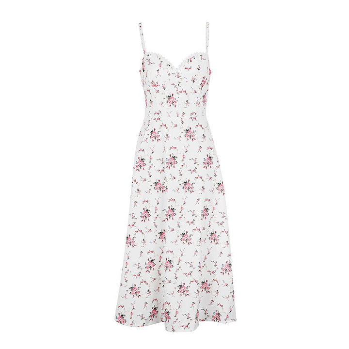 Dame sommerkjole med blomsterdesign Skjora