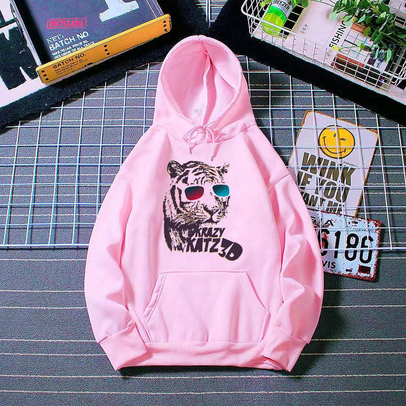 Damen Kapuzenpullover mit stylischem Tiger-Motiv Skjora