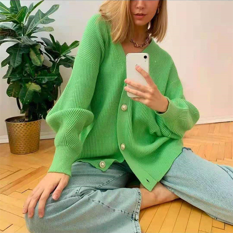 Dame oversized cardigan Skjora
