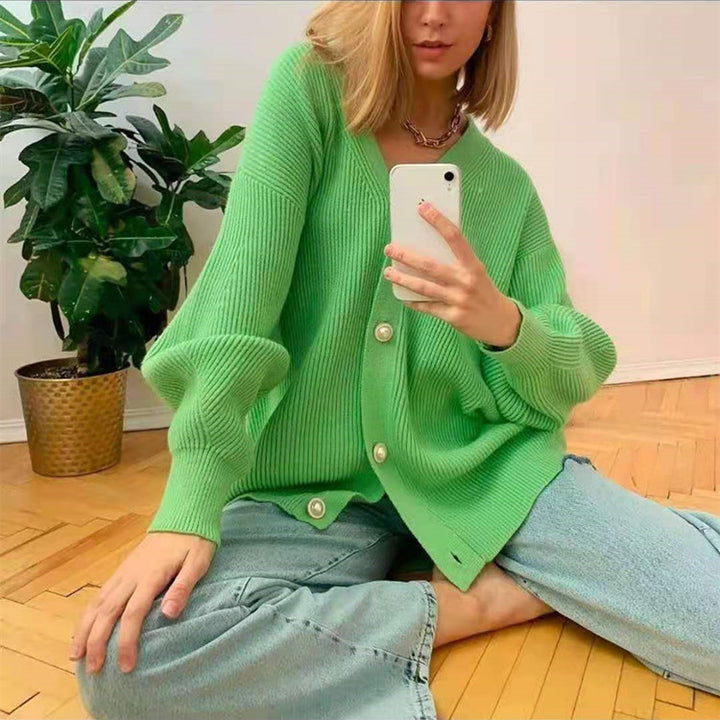 Dame oversized cardigan Skjora