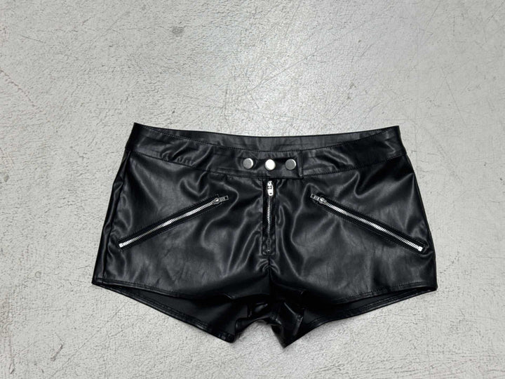 Dame Künstlær-Shorts med stilige glidelåser og figursydd snitt Skjora