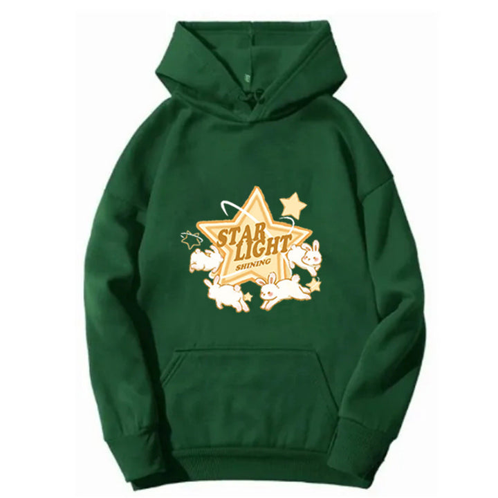Damen Kapuzenpullover mit verspieltem Märchenmotiv Skjora