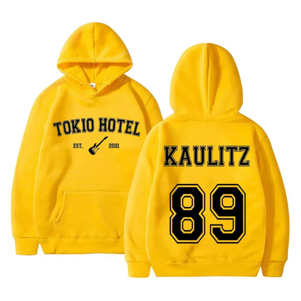 Women's hoodie with modern band design and comfortable fit Skjora