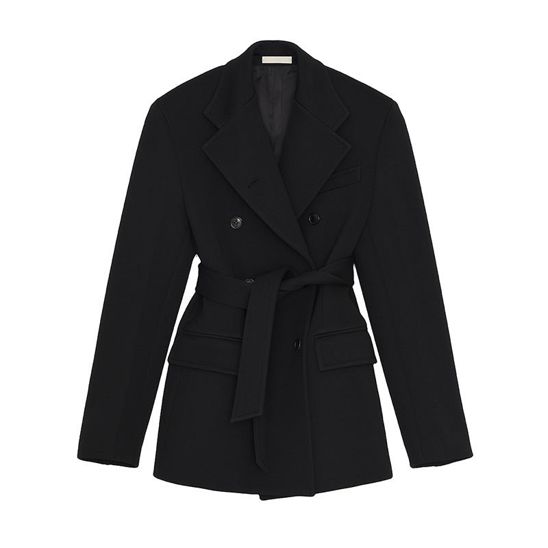 Damer elegant og figursydde blazer med dobbel knapprad Skjora