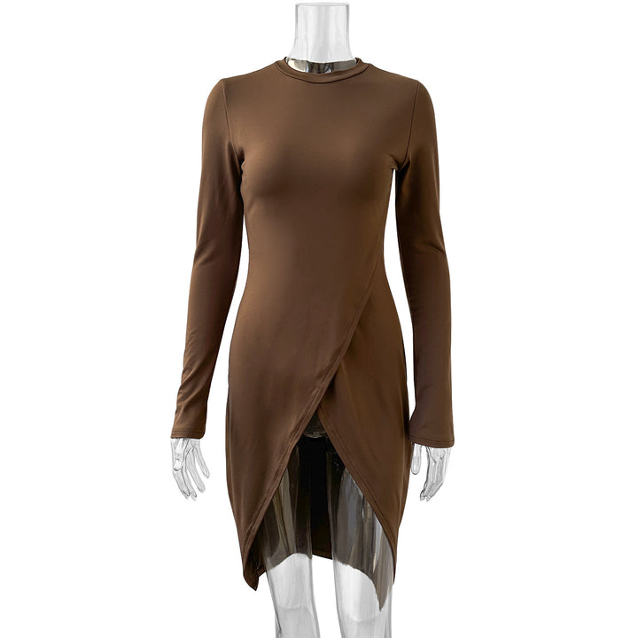Damer elegant longsleeve med raffinert innpakningsutseende Skjora