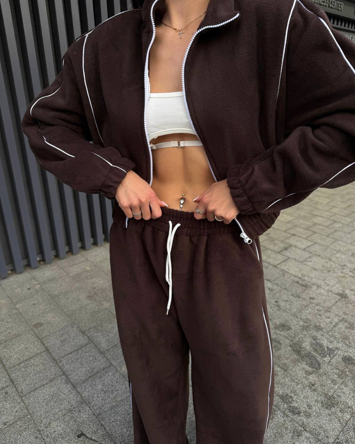 Dame sporty hette-set med løs passform Skjora