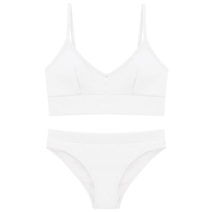 Dame Bikini-set med elegant V-hals og justerbare stropper Skjora