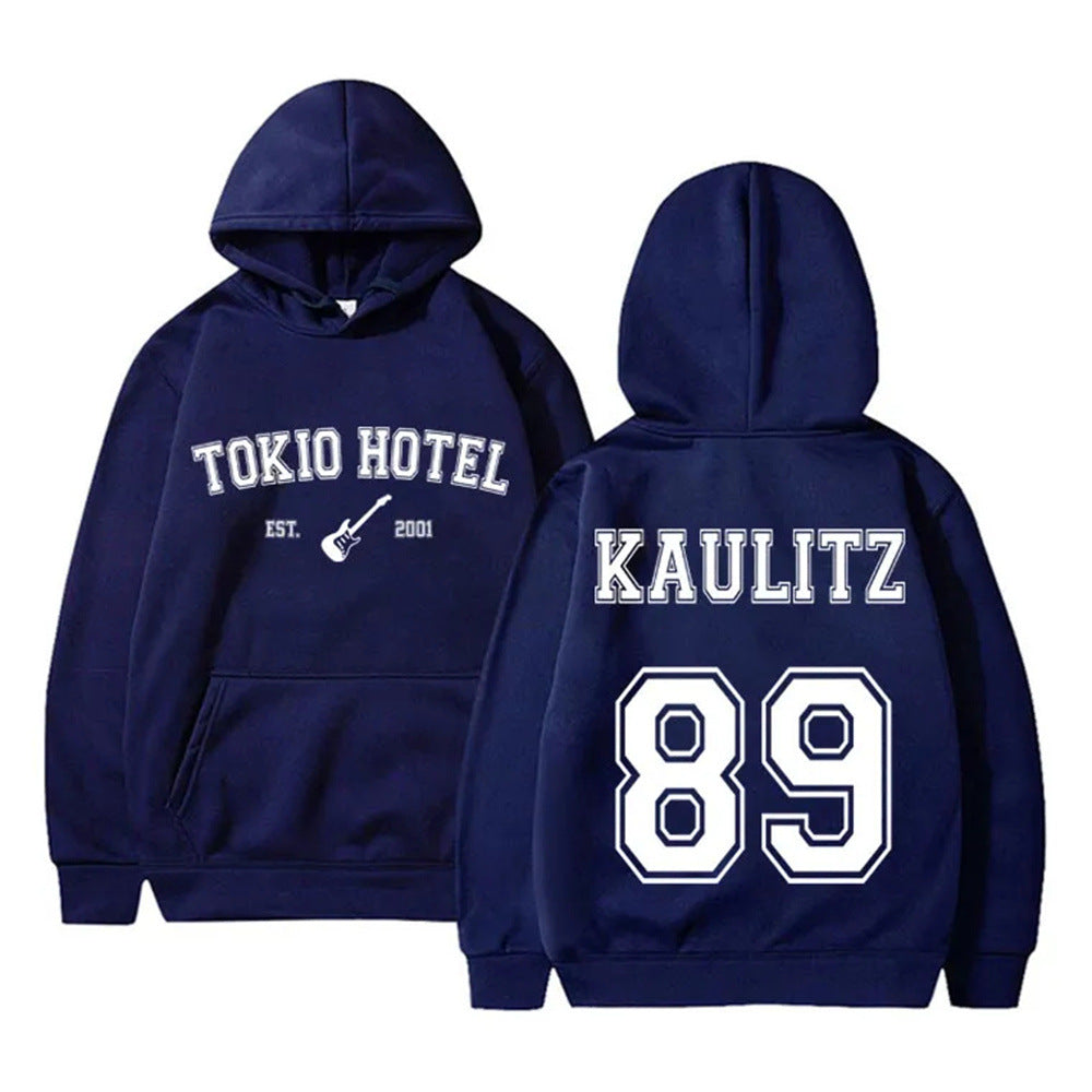 Women's hoodie with modern band design and comfortable fit Skjora