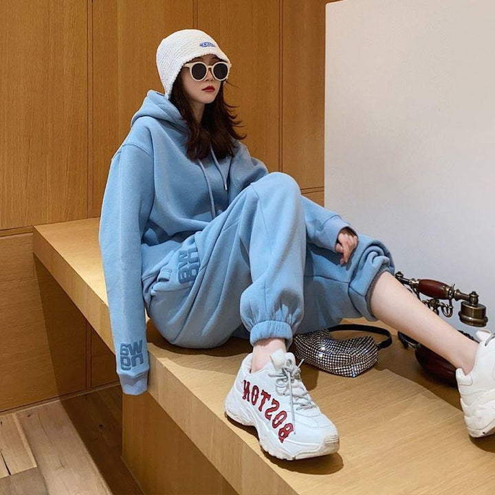 Kvinnens sporty fleece hette sett med myk indre fôr Skjora